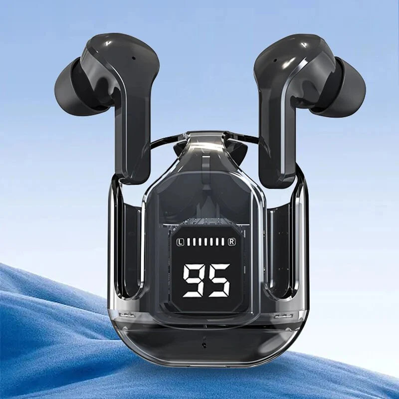 Air31 Earbuds Crystal Transparent Body – Free Silicon Pouch