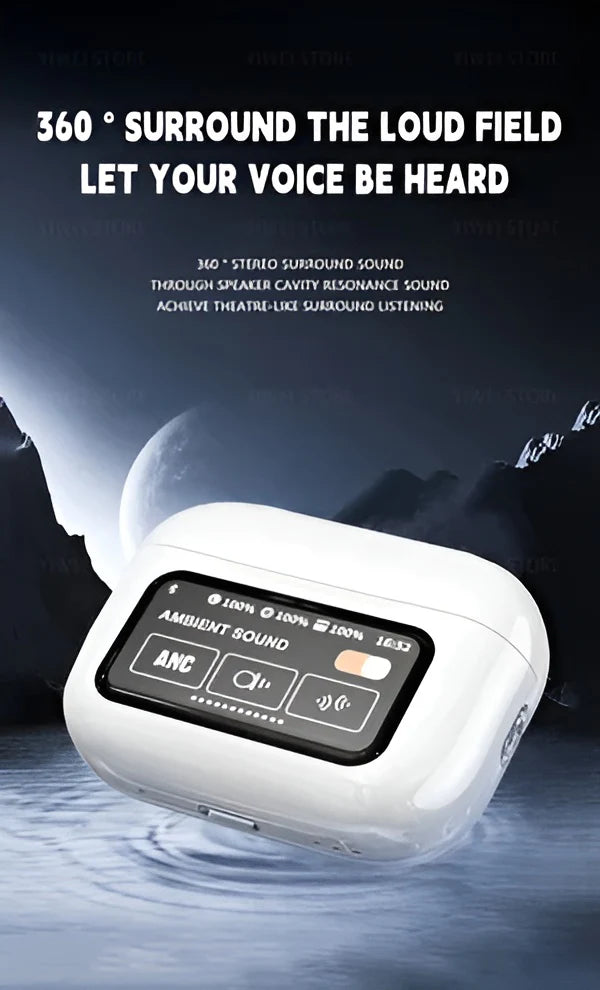 Airpods Pro 2  100% ANC & Amoled Touch Screen