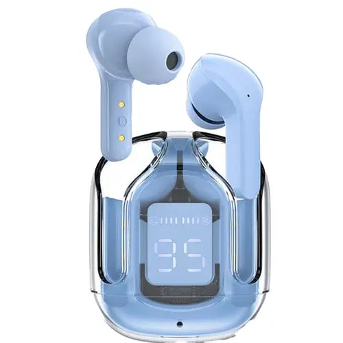Air31 Earbuds Crystal Transparent Body – Free Silicon Pouch