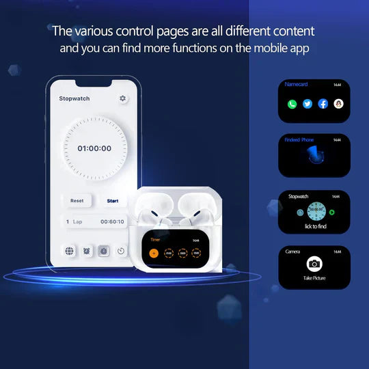 Airpods Pro 2  100% ANC & Amoled Touch Screen